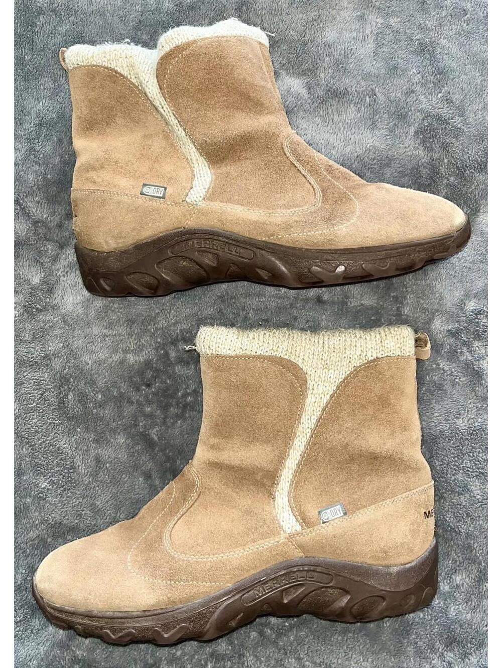 Womens Merrell Boots Brown Size 7